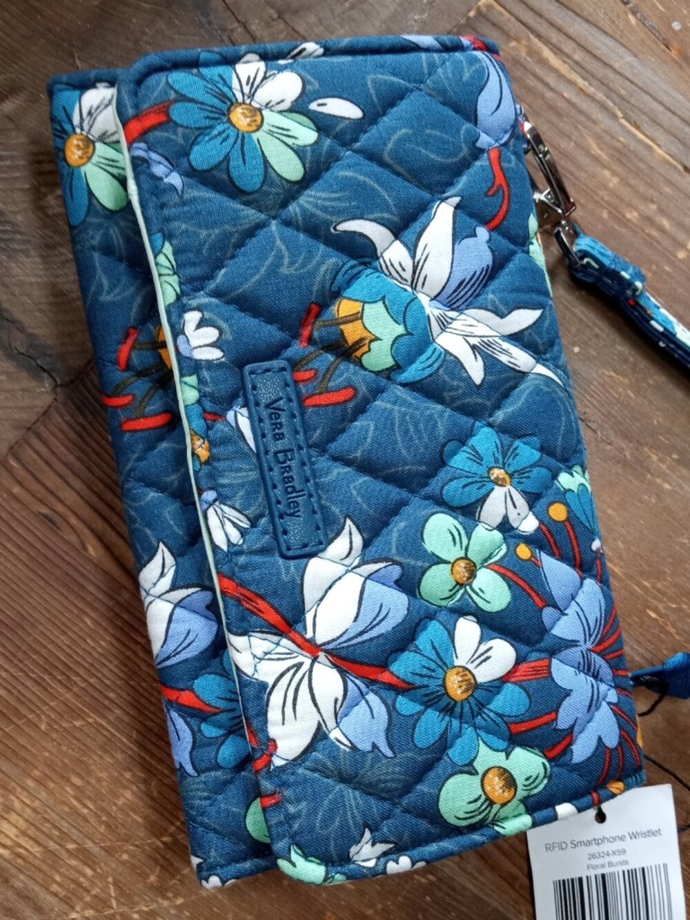 Vera Bradley Accordion RFID Wristlet Wallet NEW!
